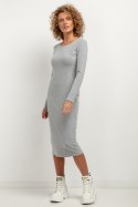 Sukienka Model T377/2 Light Grey - Tessita Tessita Sukienka Model T377/2 Light Grey - Tessita Tessita