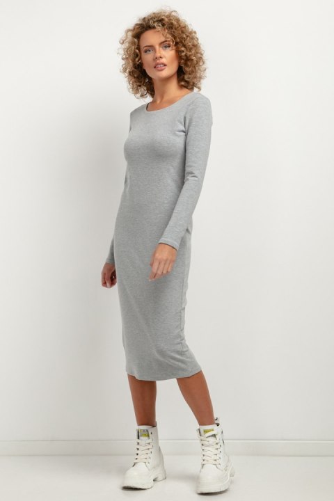Sukienka Model T377/2 Light Grey - Tessita Tessita Sukienka Model T377/2 Light Grey - Tessita Tessita