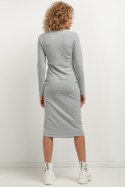 Sukienka Model T377/2 Light Grey - Tessita Tessita Sukienka Model T377/2 Light Grey - Tessita Tessita