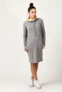 Sukienka model Kaja Light Gray/Yellow - Tessita Tessita Sukienka model Kaja Light Gray/Yellow - Tessita Tessita