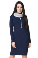 Sukienka model Kaja2 Navy/Light Gray - Tessita Tessita Sukienka model Kaja2 Navy/Light Gray - Tessita Tessita