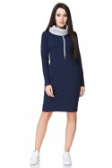 Sukienka model Kaja2 Navy/Light Gray - Tessita Tessita Sukienka model Kaja2 Navy/Light Gray - Tessita Tessita