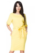 Sukienka model T186/4 Yellow - Tessita Tessita Sukienka model T186/4 Yellow - Tessita Tessita