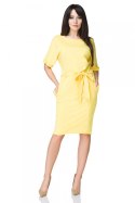 Sukienka model T186/4 Yellow - Tessita Tessita Sukienka model T186/4 Yellow - Tessita Tessita