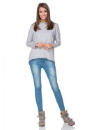Bluza Damska Model T190/2 Light Grey - Tessita Tessita Bluza Damska Model T190/2 Light Grey - Tessita Tessita