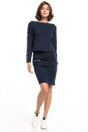 Bluza Damska Model T328/4 Navy - Tessita Tessita Bluza Damska Model T328/4 Navy - Tessita Tessita