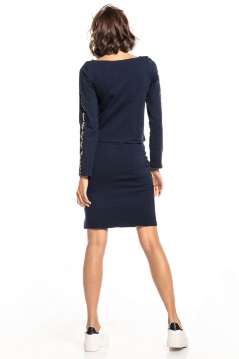 Bluza Damska Model T328/4 Navy - Tessita Tessita Bluza Damska Model T328/4 Navy - Tessita Tessita