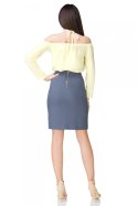 Bluzka model T199/4 Yellow - Tessita Tessita Bluzka model T199/4 Yellow - Tessita Tessita