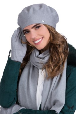 INEZZ beret damski kolor szary - Kamea Kamea