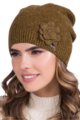 JOVITA czapka damska khaki - Kamea Kamea