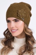 JOVITA czapka damska khaki - Kamea Kamea JOVITA czapka damska khaki - Kamea Kamea