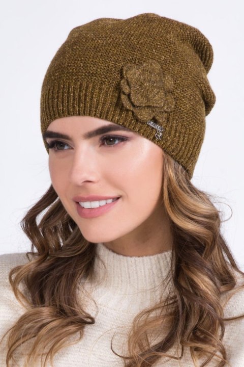 JOVITA czapka damska khaki - Kamea Kamea JOVITA czapka damska khaki - Kamea Kamea