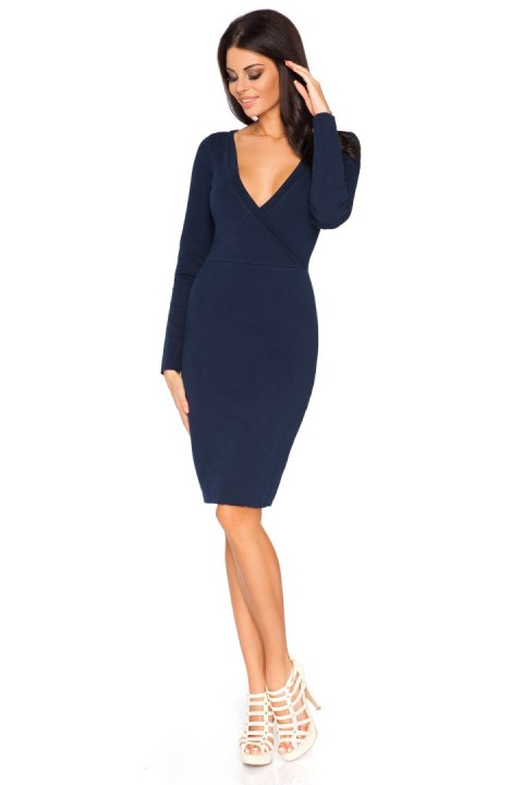 Sukienka Model Olga 4 Navy - Tessita Tessita Sukienka Model Olga 4 Navy - Tessita Tessita