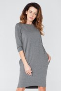 Sukienka Model T105 Grey - Tessita Tessita Sukienka Model T105 Grey - Tessita Tessita
