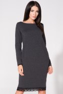 Sukienka Model T145 Dark Grey - Tessita Tessita Sukienka Model T145 Dark Grey - Tessita Tessita