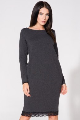 Sukienka Model T145 Dark Grey - Tessita Tessita
