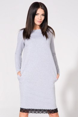 Sukienka Model T145 Light Grey - Tessita Tessita
