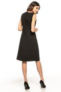 Sukienka Model T264/4 Black/Corol - Tessita Tessita Sukienka Model T264/4 Black/Corol - Tessita Tessita