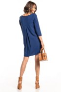 Sukienka Model T322/4 Navy - Tessita Tessita Sukienka Model T322/4 Navy - Tessita Tessita