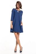 Sukienka Model T326/4 Navy - Tessita Tessita Sukienka Model T326/4 Navy - Tessita Tessita