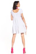 Sukienka Model T337/1 White - Tessita Tessita Sukienka Model T337/1 White - Tessita Tessita