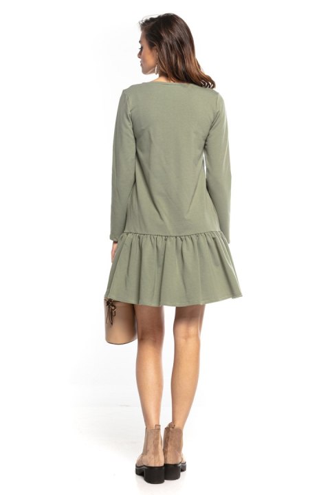 Sukienka Model T355/9 Khaki - Tessita Tessita Sukienka Model T355/9 Khaki - Tessita Tessita