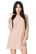 Sukienka model T196/2 Beige - Tessita Tessita Sukienka model T196/2 Beige - Tessita Tessita