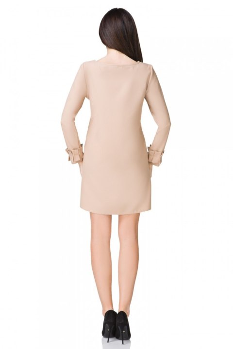 Sukienka model T196/2 Beige - Tessita Tessita Sukienka model T196/2 Beige - Tessita Tessita