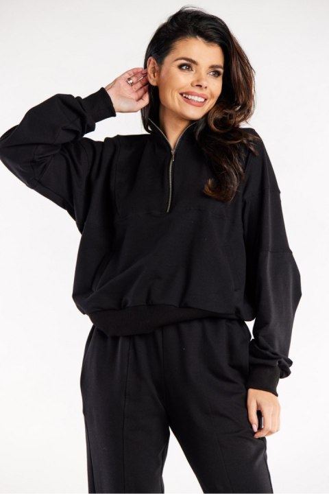Bluza Damska Model M316 Black - Infinite You Infinite You Bluza Damska Model M316 Black - Infinite You Infinite You