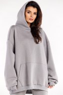 Bluza Damska Model M323 Grey - Infinite You Infinite You Bluza Damska Model M323 Grey - Infinite You Infinite You