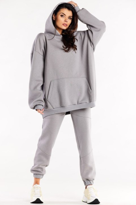 Bluza Damska Model M323 Grey - Infinite You Infinite You Bluza Damska Model M323 Grey - Infinite You Infinite You