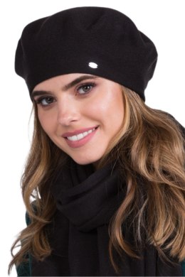 INEZZ beret damski kolor czarny - Kamea Kamea