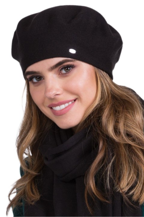 INEZZ beret damski kolor czarny - Kamea Kamea INEZZ beret damski kolor czarny - Kamea Kamea