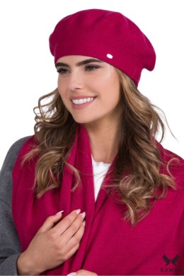 INEZZ beret damski kolor fuksja - Kamea Kamea
