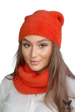 IRYDA zimowa czapka damska polar rudy - Kamea Kamea