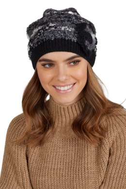 LAURA-Bukla czapka damska czarna - Kamea Kamea