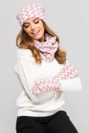 MADISON czapka z pomponem eco w kolorze różowym - Kamea Kamea MADISON czapka z pomponem eco w kolorze różowym - Kamea Kamea