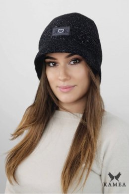 SONIA modny kapelusz bucket kolor czarny - Kamea Kamea