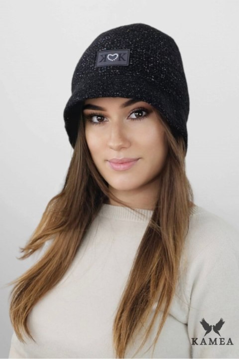 SONIA modny kapelusz bucket kolor czarny - Kamea Kamea SONIA modny kapelusz bucket kolor czarny - Kamea Kamea