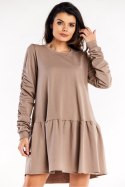Sukienka Model M314 Latte - Infinite You Infinite You Sukienka Model M314 Latte - Infinite You Infinite You