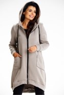 Bluza Damska Model M334 Grey - Infinite You Infinite You Bluza Damska Model M334 Grey - Infinite You Infinite You