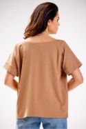 Bluzka Model M254 Beige - Infinite You Infinite You Bluzka Model M254 Beige - Infinite You Infinite You
