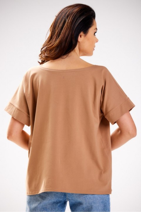 Bluzka Model M254 Beige - Infinite You Infinite You Bluzka Model M254 Beige - Infinite You Infinite You