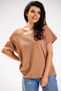 Bluzka Model M254 Beige - Infinite You Infinite You Bluzka Model M254 Beige - Infinite You Infinite You