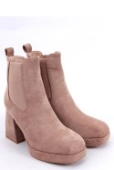 Botki na szerokim obcasie CIARA KHAKI - Inello Inello Botki na szerokim obcasie CIARA KHAKI - Inello Inello