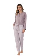 Piżama Damska Model Dani 1504 Cappuccino - M-Max M-Max Piżama Damska Model Dani 1504 Cappuccino - M-Max M-Max