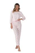 Piżama Damska Model Enea 1495 Light Pink - M-Max M-Max Piżama Damska Model Enea 1495 Light Pink - M-Max M-Max