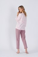 Piżama Damska Model Timea 1499 Powder Pink - M-Max M-Max Piżama Damska Model Timea 1499 Powder Pink - M-Max M-Max