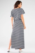 Sukienka Model M253 Black/Stripes - Infinite You Infinite You Sukienka Model M253 Black/Stripes - Infinite You Infinite You