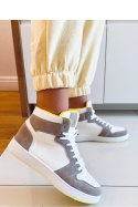 Trampki za kostkę DORCAS KHAKI - Inello Inello Trampki za kostkę DORCAS KHAKI - Inello Inello